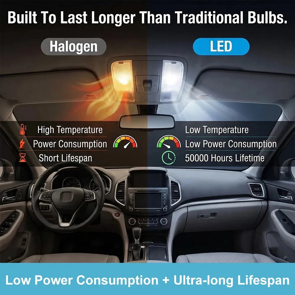 2004-2013 Audi A3 S3 RS3 8P LED Interior Light Kit (16-Piece) - Canbus Error Free - Main Photo