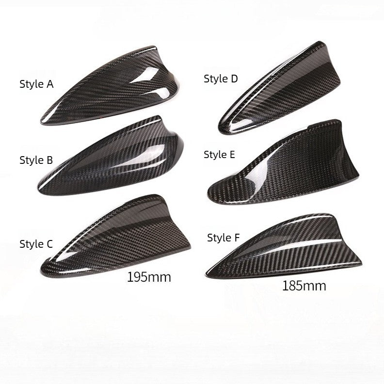 Premium 3D Dry Carbon Fiber Shark Fin Antenna Cover for BMW (F/G Chassis) - Genuine 3K Twill Sourced with Japanese Raw Materials