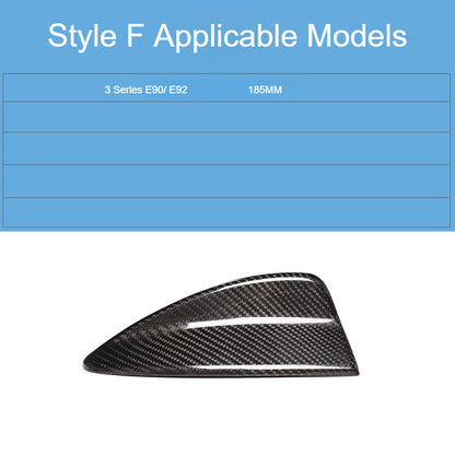 Premium 3D Dry Carbon Fiber Shark Fin Antenna Cover for BMW (F/G Chassis) - Genuine 3K Twill Sourced with Japanese Raw Materials