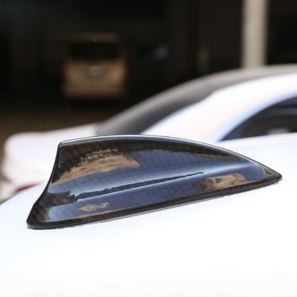 Premium 3D Dry Carbon Fiber Shark Fin Antenna Cover for BMW (F/G Chassis) - Genuine 3K Twill Sourced with Japanese Raw Materials