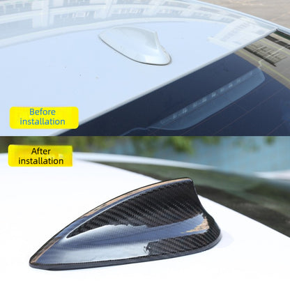Premium 3D Dry Carbon Fiber Shark Fin Antenna Cover for BMW (F/G Chassis) - Genuine 3K Twill Sourced with Japanese Raw Materials