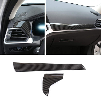 Real 3D Dry Carbon Fiber Dashboard Trim Cover - Compatible with BMW 3 Series (2020-2024 G20) | Left-Hand Drive Only