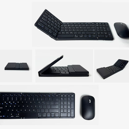 The Ultimate Nomadic Workspace™ | Foldable Keyboard & Mechanical Swivel Stand Combo