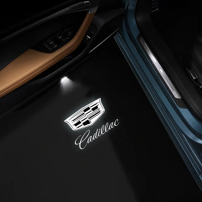 Cadillac Compatible Car Door Puddle Lights - Installation View
