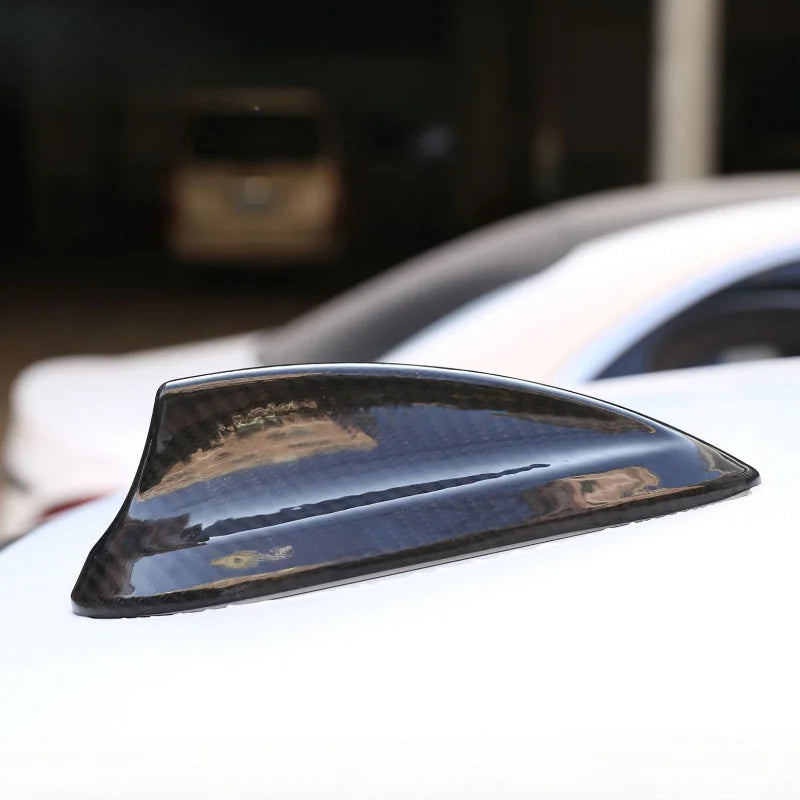Premium 3D Dry Carbon Fiber Shark Fin Antenna Cover for BMW (F/G Chassis) - Genuine 3K Twill Sourced with Japanese Raw Mat...