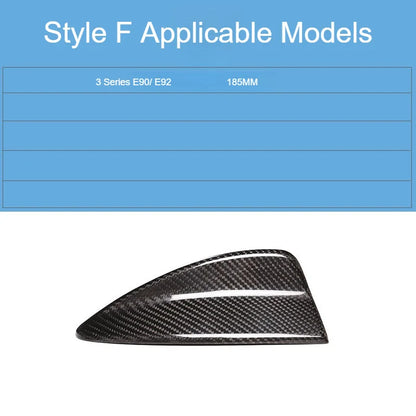 Premium 3D Dry Carbon Fiber Shark Fin Antenna Cover for BMW (F/G Chassis) - Genuine 3K Twill Sourced with Japanese Raw Mat...