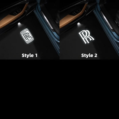 Rolls-Royce Compatible Car Door Puddle Lights - Angle View