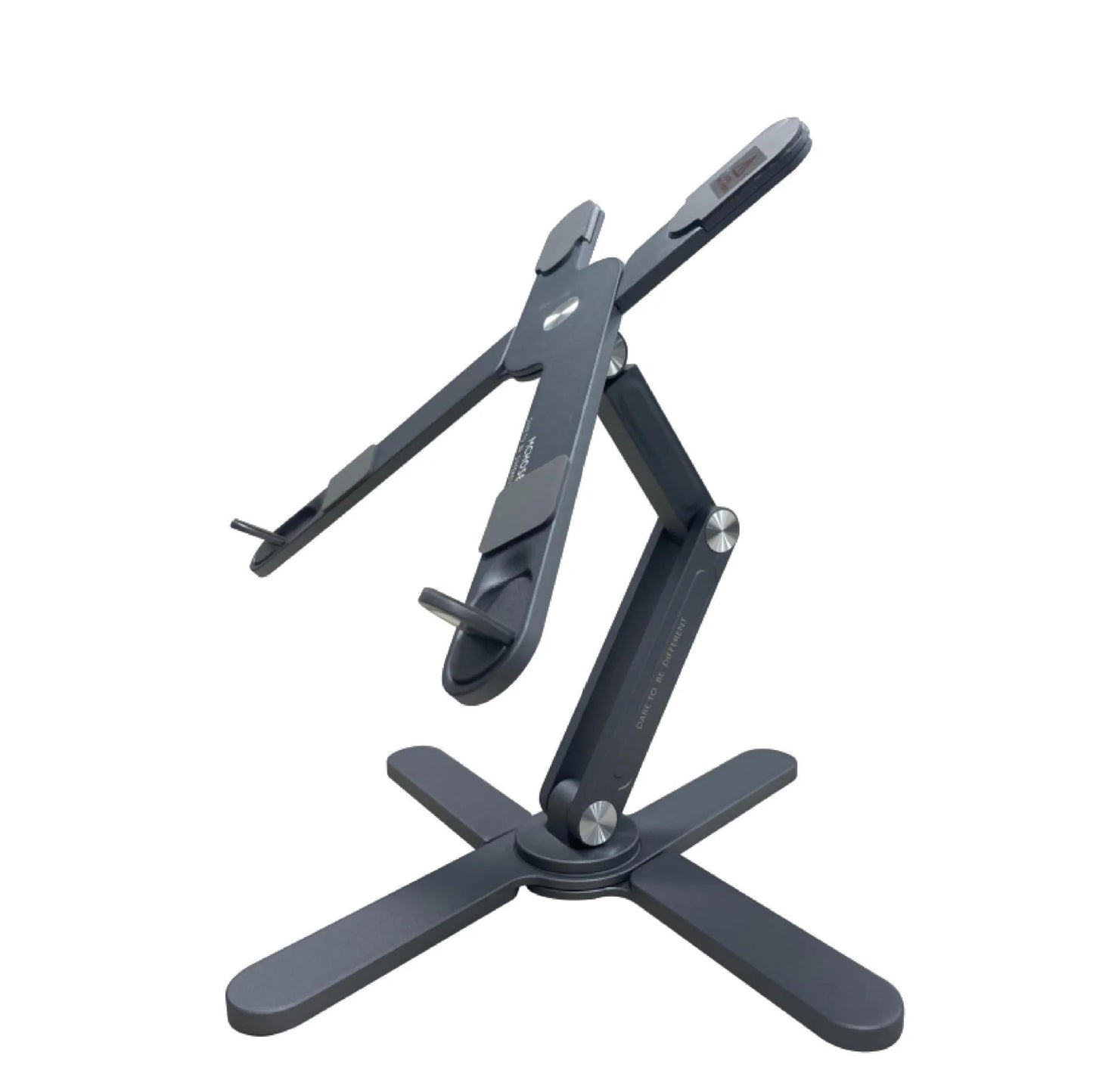The Ultimate Nomadic Workspace™ | Foldable Keyboard & Mechanical Swivel Stand Combo - Product View