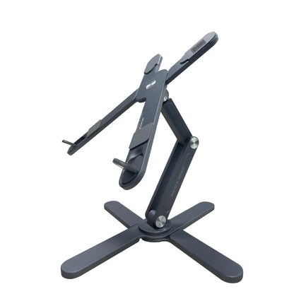 The Ultimate Nomadic Workspace™ | Foldable Keyboard & Mechanical Swivel Stand Combo - Product View